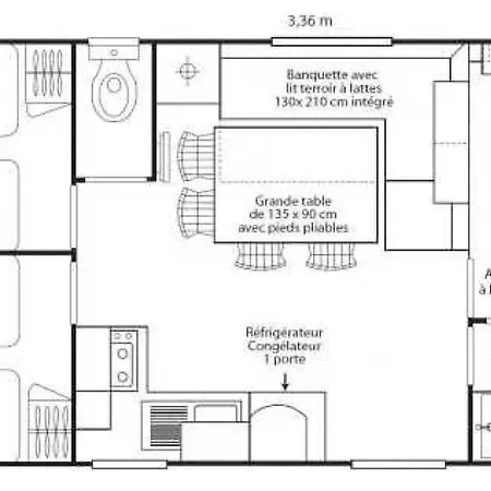 Mobilhome 4 Etoiles - Parc Aquatique - Eecged Kemping Saint-Cricq